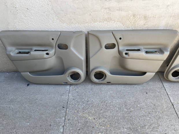 Renault Scenic 2 bőr ajtókárpit szett bézs 2003-2009