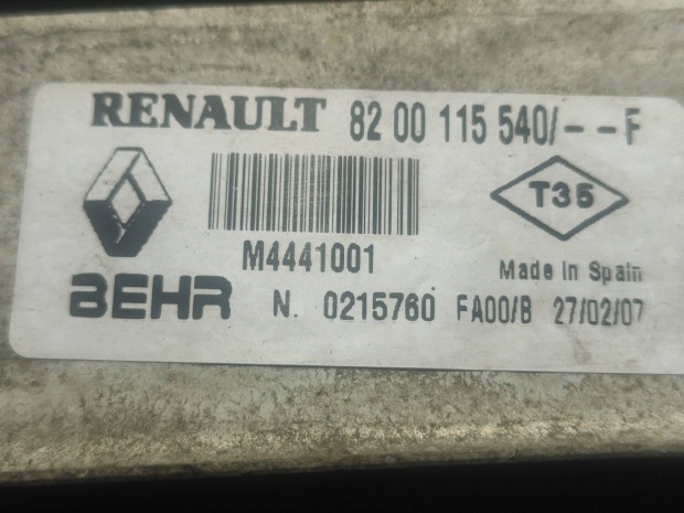 Renault Scenic 2 intercooler ht
