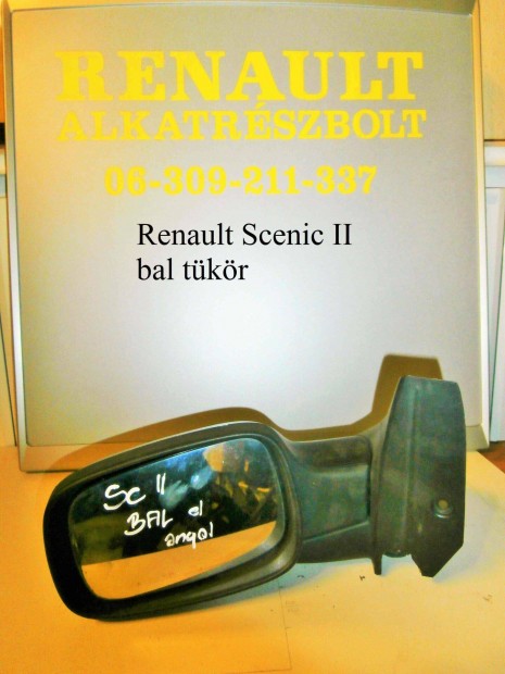 Renault Scenic II bal tkr