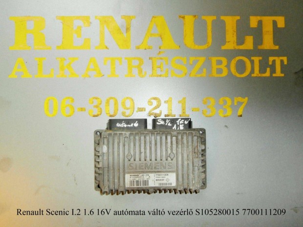 Renault Scenic I.2 1.6 16V autmata vlt vezrl S105280015 770011120