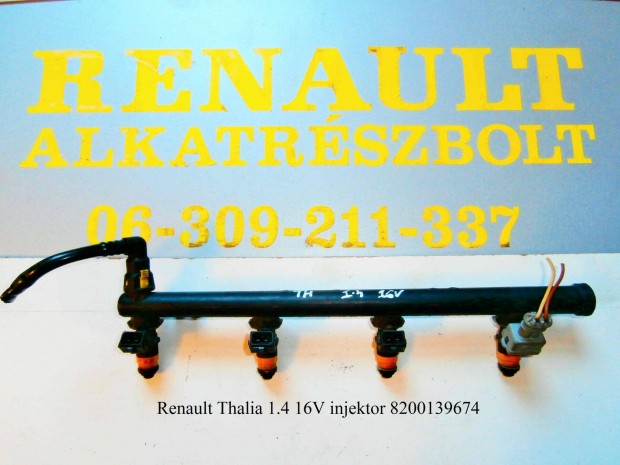 Renault Thalia 1.4 16V injektor 8200139674