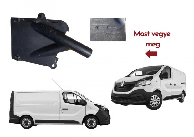Renault Traffic II. Opel Vivaro 2.5 CDTi bal old. kábelburkolat 91166