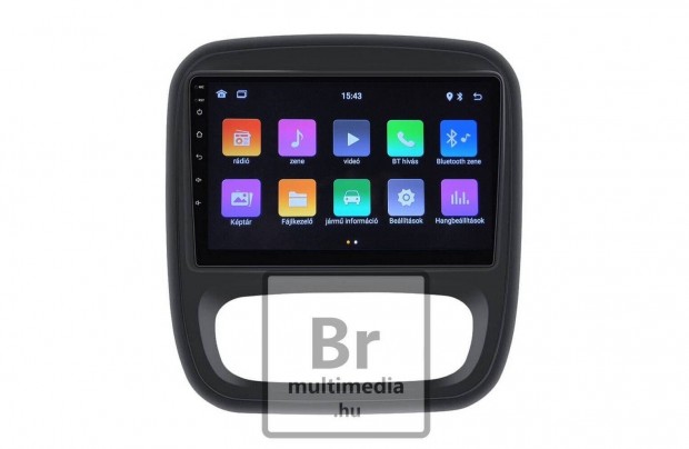 Renault Trafic Android Rdi Multimdia Navigci 9" Kijelz Carplay