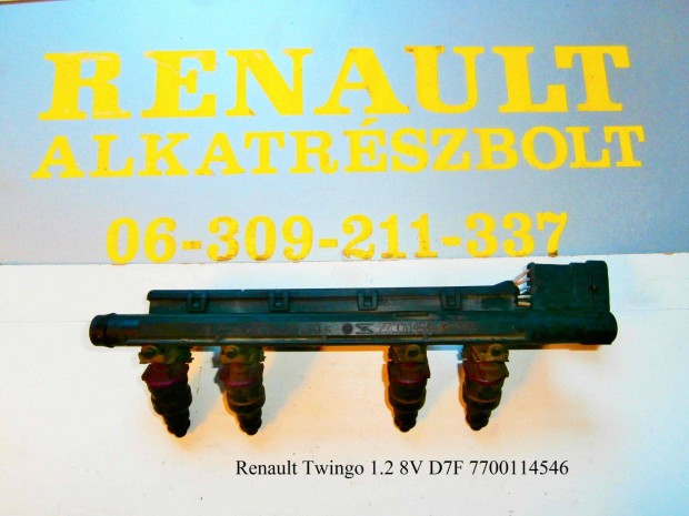 Renault Twingo 1.2 8V D7F injektor 7700114546