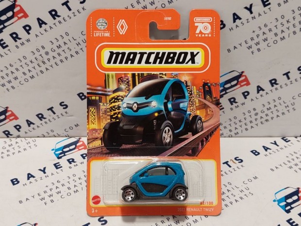 Renault Twizy (2022) - 2023 82/100 - hossz krtys -  Matchbox - 1:6