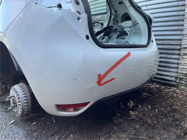 Renault Zoe hatsó lökharítóhej alsó diffuzorral
