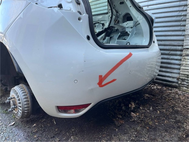Renault Zoe hatsó lökharítóhej alsó diffuzorral