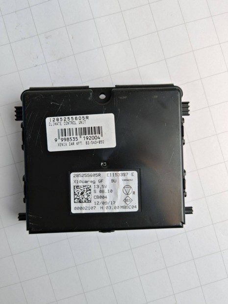 Renault Zoe klíma kontrol modul (használt) 285255605R