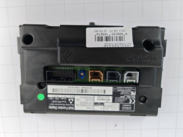 Renault Zoe multifunkciós kijelző (használt) 259152544R LCD kijelző