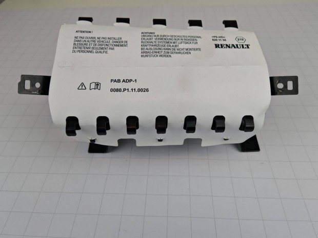 Renault Zoe utas oldali lgzsk (hasznlt) 985250014R