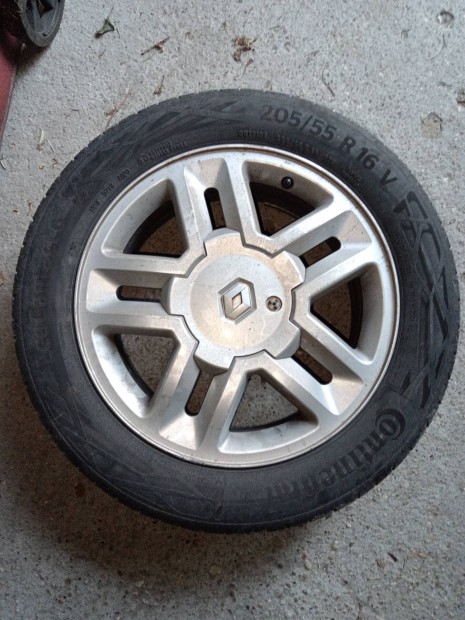 Renault scenic2 alufelni garnitura, j� �llapot� ny�ri gumikkal