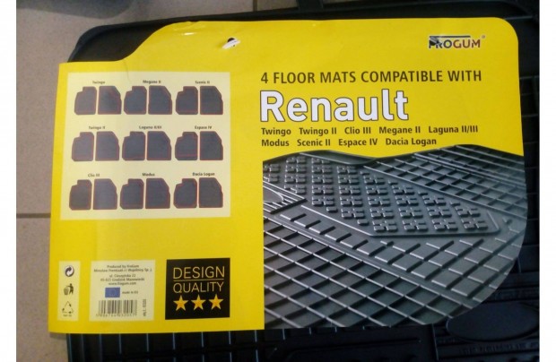Renault univerzális vágható Gumiszőnyeg
