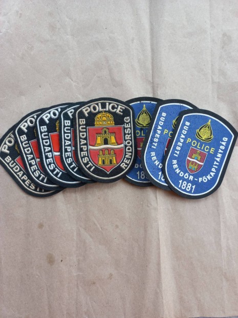 Rendőr karjelvény BRFK 8 db