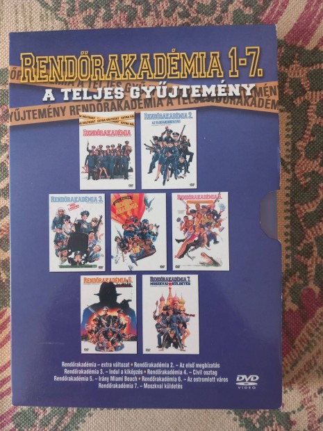 Rendrakadmia 1-7 DVD Gyjtemny