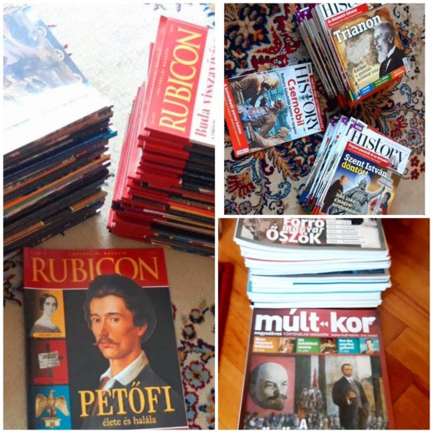 Rengeteg History,Rubicon,Mlt-kor magazin egytt elad