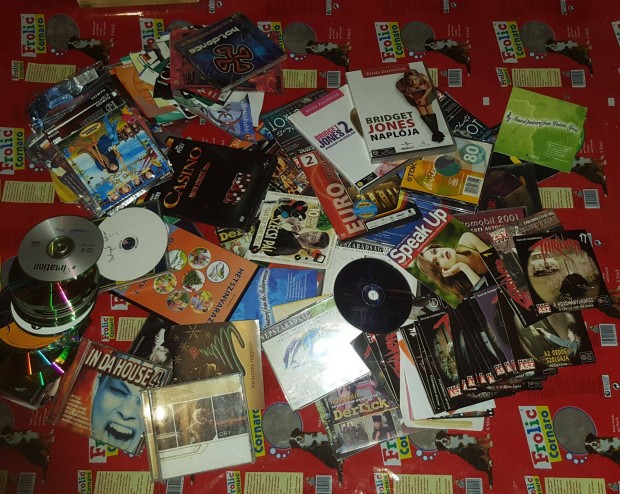 Rengeteg Vegyes CD DVD Filmek Zenk Stb
