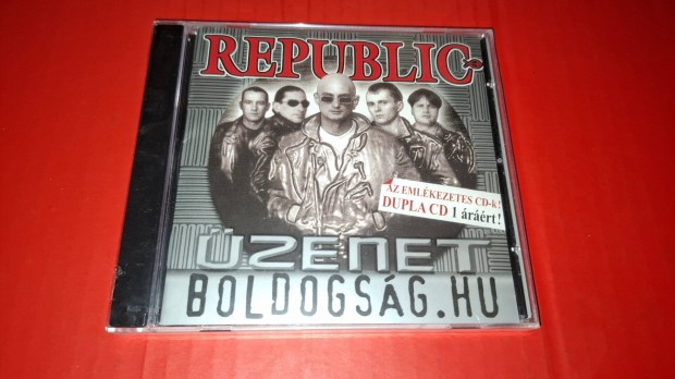 Republic Üzenet / Boldogság.hu dupla Cd 2007 Új