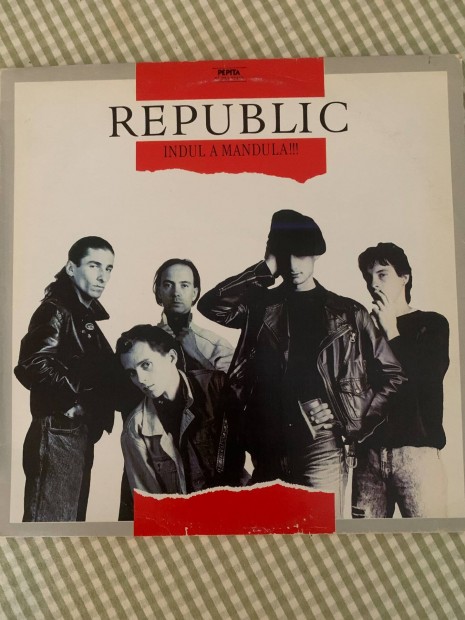 Republic - Indul a mandula lemez bakelit / vinyl