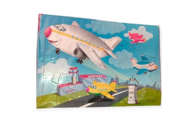 Repülős puzzle gyerekeknek 24 darabos karton kirakó