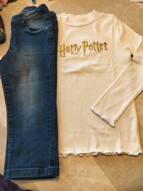 Reserved fehr Harry Potter felitatos pulcsi+ farmer leggings, 9 ves