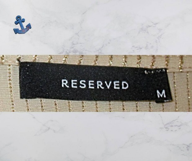 Reserved felső póló ing blúz tunika aranyszínű b