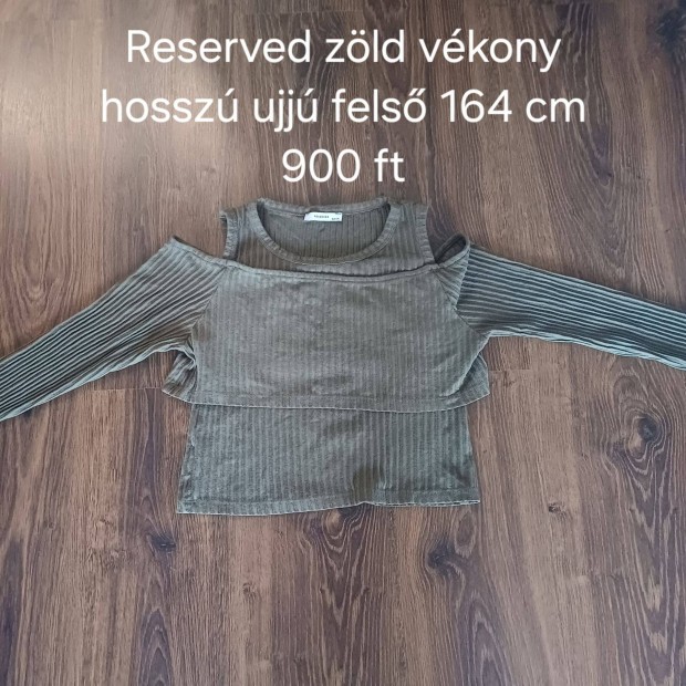 Reserved vkony hossz ujj fels 164 cm