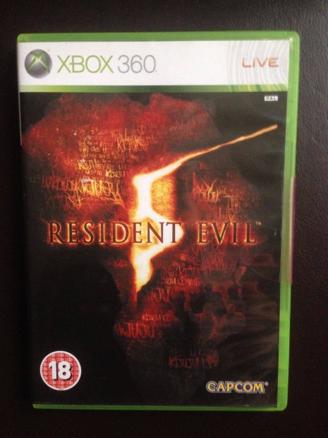 Resident EVIL 5 eredeti xbox360 jtk elad-csere