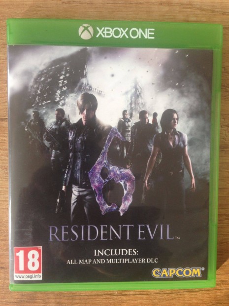 Resident EVIL 6 xbox one-series x jtk,elad-csere"