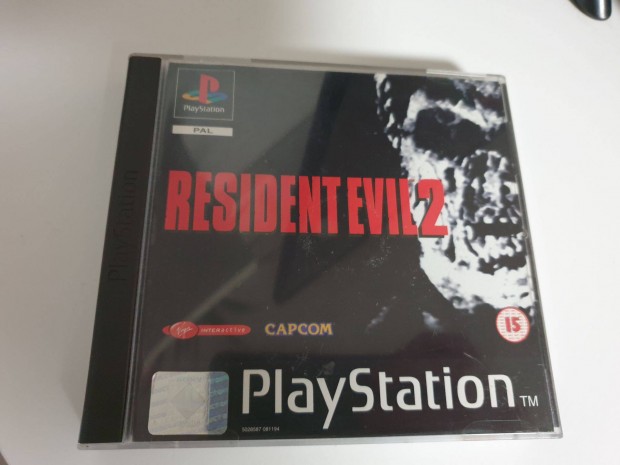 Resident Evil 2 Psx PS1 Playstation jtk eredeti PAL angol