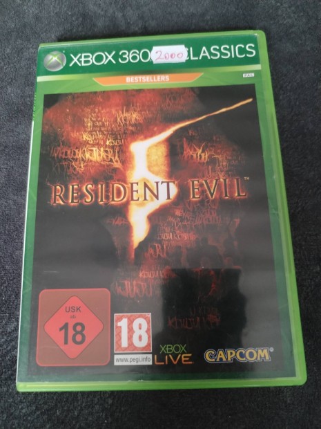 Resident Evil 5 Xbox 360 jtk 