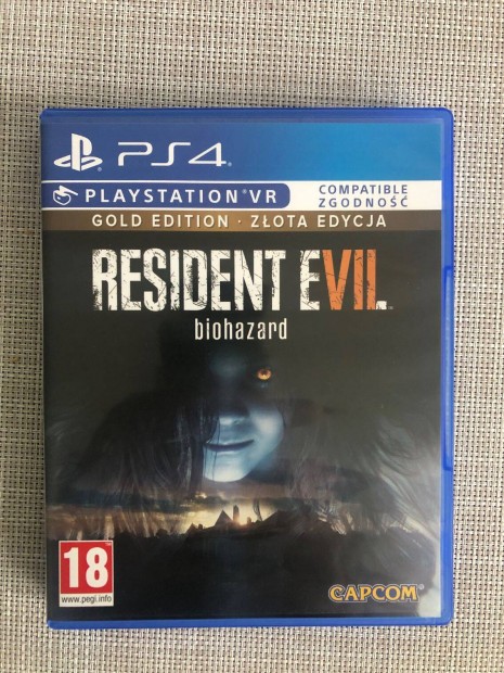 Resident Evil 7 VII Biohazard VR-al is jtszhat Ps4 Playstation 4