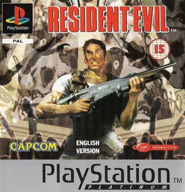 Resident Evil, Platinum Ed., Boxed PS1 játék