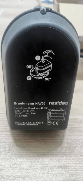 Resideo (Honeywell) HAV20 3/4" motoros golyscsap / zna szelep