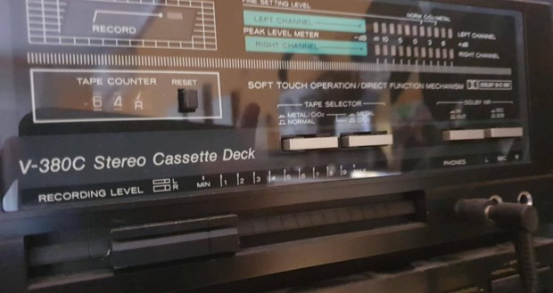 Retro 1985, TEAC V-380C kazetts magndeck elad