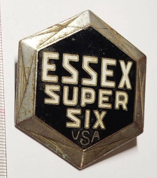 Retró 30-as évek, Essex Super autó névtábla radiátor jelvény
