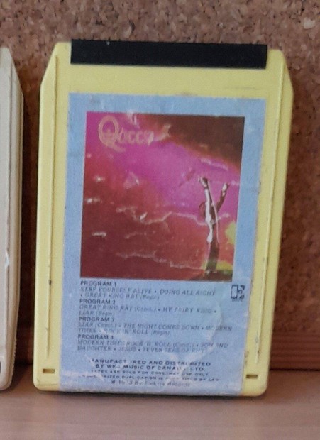 Retro 8 svos kazetta Queen - Freddie Mercury. 1973. Ritkasg!