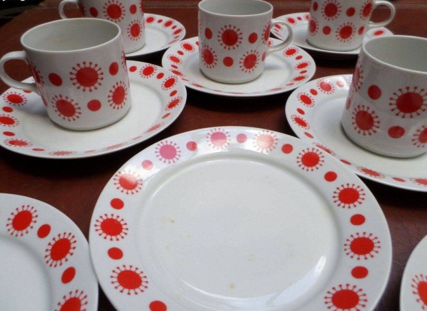 Retro Alfldi porceln bgre tnyr 13 db