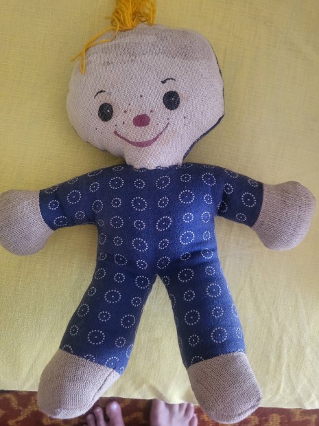Retro Baba anyagból tömött