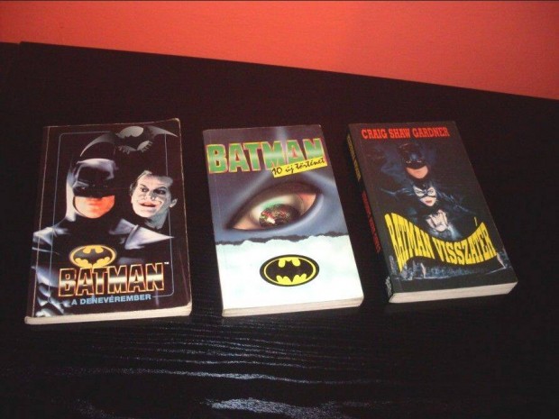 Retro Batman knyvek (3 db egyben)