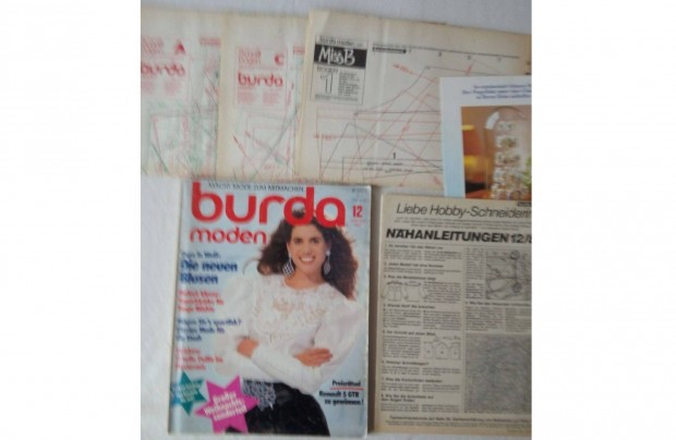 Retr Burda magazin. 1987. december