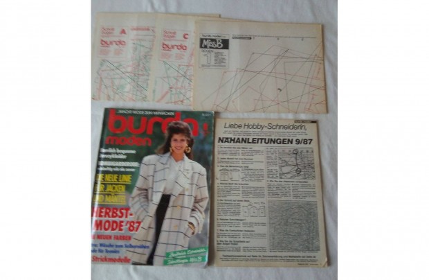Retr Burda magazin. 1987. szeptember