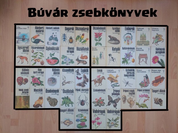 Retró Búvár zsebkönyvek 50+ db
