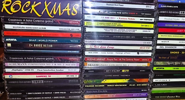 Retro CD lemez gyűjtemény