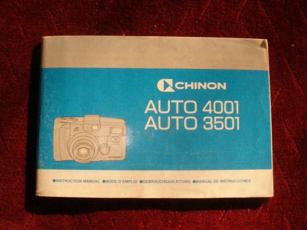 Retr Chinon 3501, 4001 kamera kezelsi, hasznlati utasts