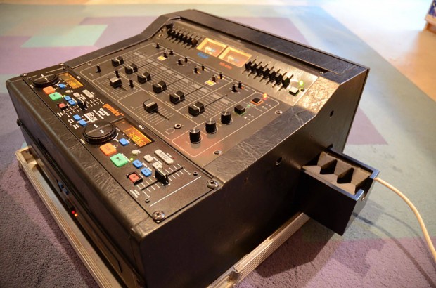 Retro DJ pult elad, benne Gemini 9500 cd jtszk, Phonic mixer