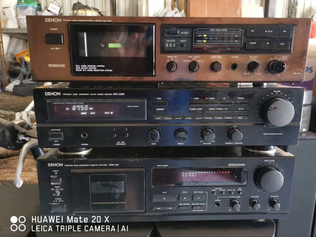 Retro Denon hifi  rendszer sztere ersitvel 