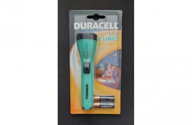 Retro Duracell kids gyerek elemlmpa lmpa fluoreszkl