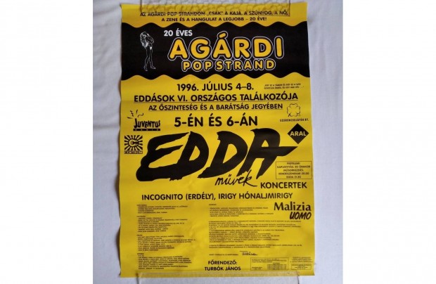 Retro Edda plakt, 1996, Agrdi Popstrand
