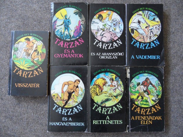 Retro Edgar Rice Burroughs - Tarzan knyvek