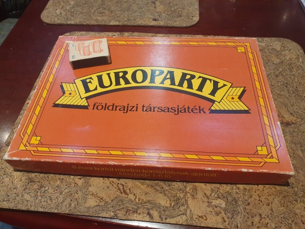 Retro Europarty fldrajzi trsasjtk hinytalan szocrel pirt